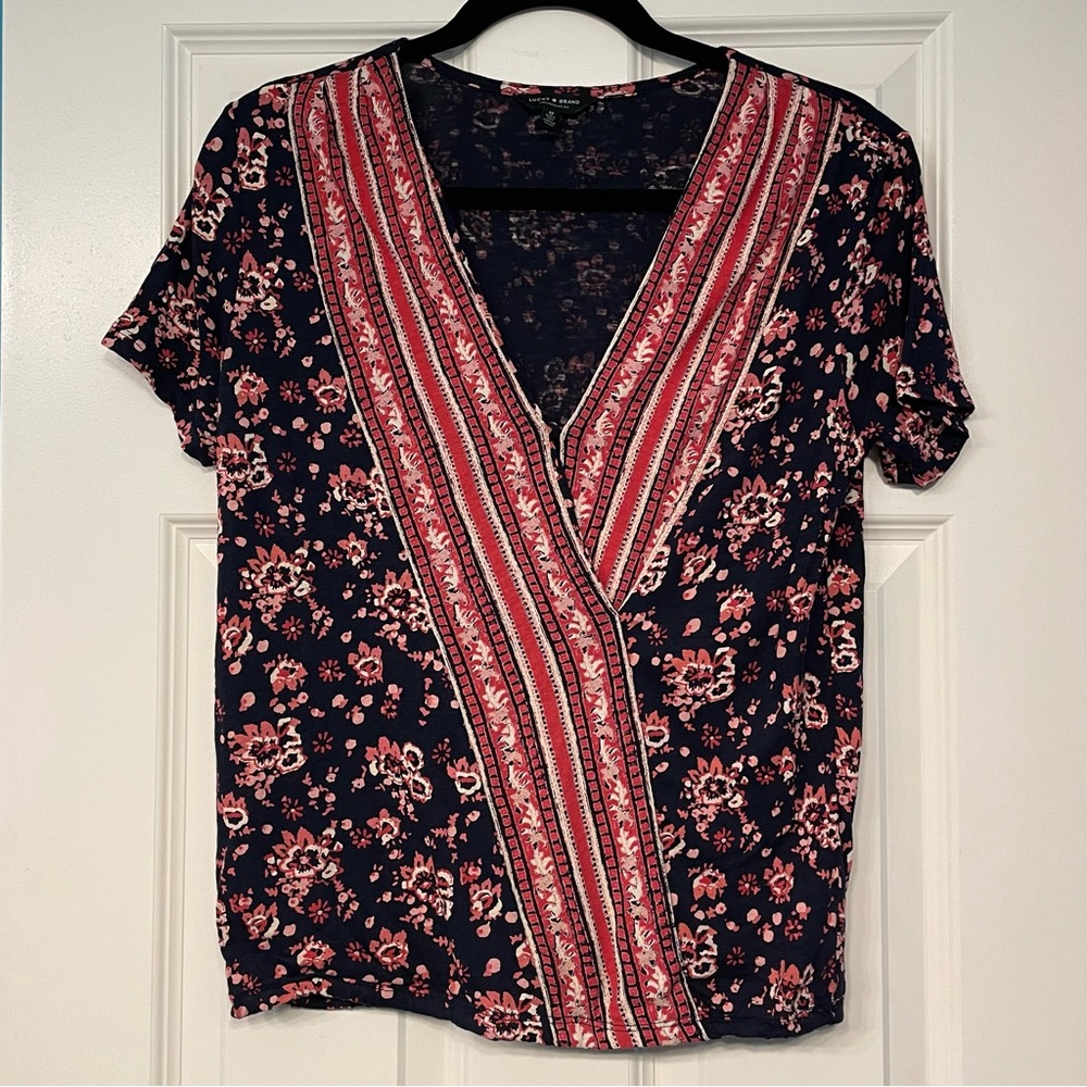 Lucky Brand knit top, size M